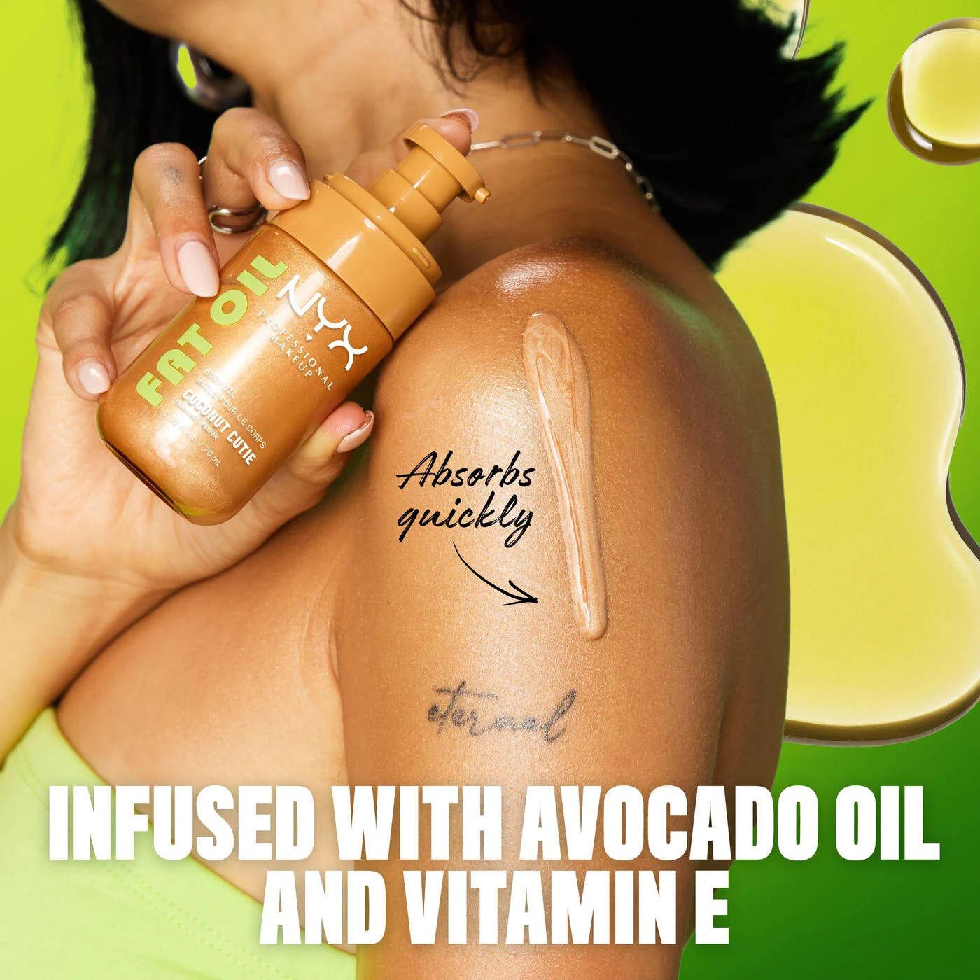 Nyx- Fat Oil Body Oil Coconut Cutie