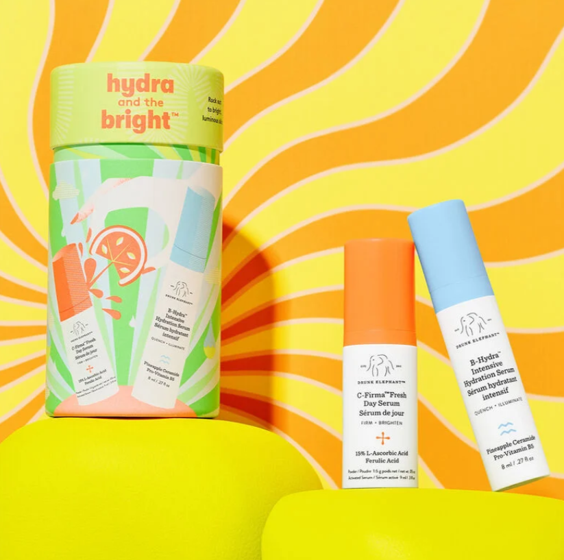 Drunk Elephant- Hydra and the Bright™: B-Hydra and C-Firma Serum Duo Kit