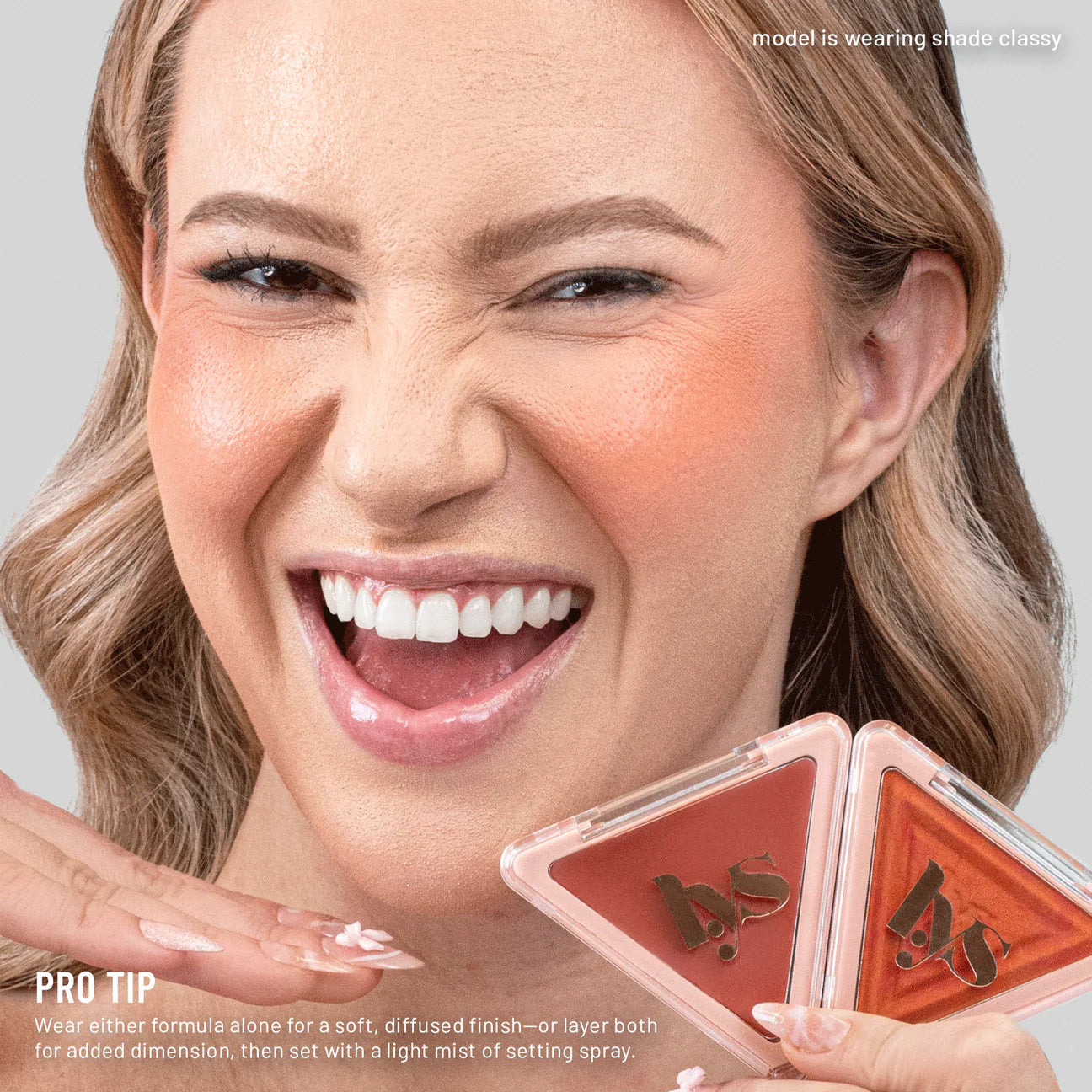 LYS BEAUTY- Higher Standard Cream and Powder Multidimensional Longwear Blush Duo