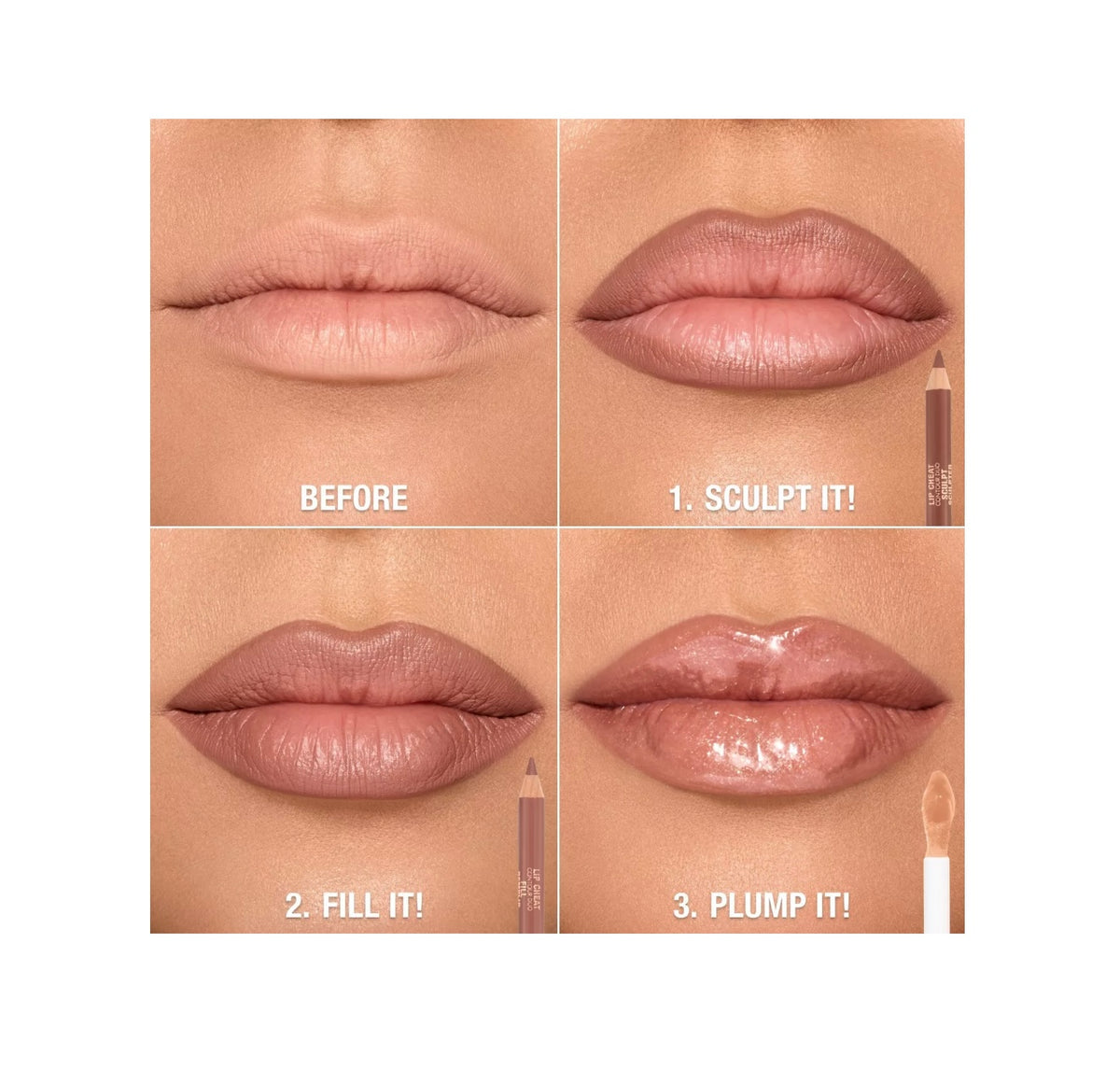 Charlotte Tilbury- Lip Cheat Contour Duo Lip Liner
