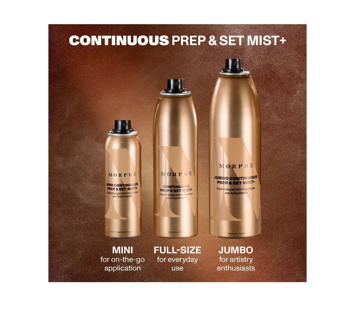 Morphe- Continuous Prep & Set Setting Mist+