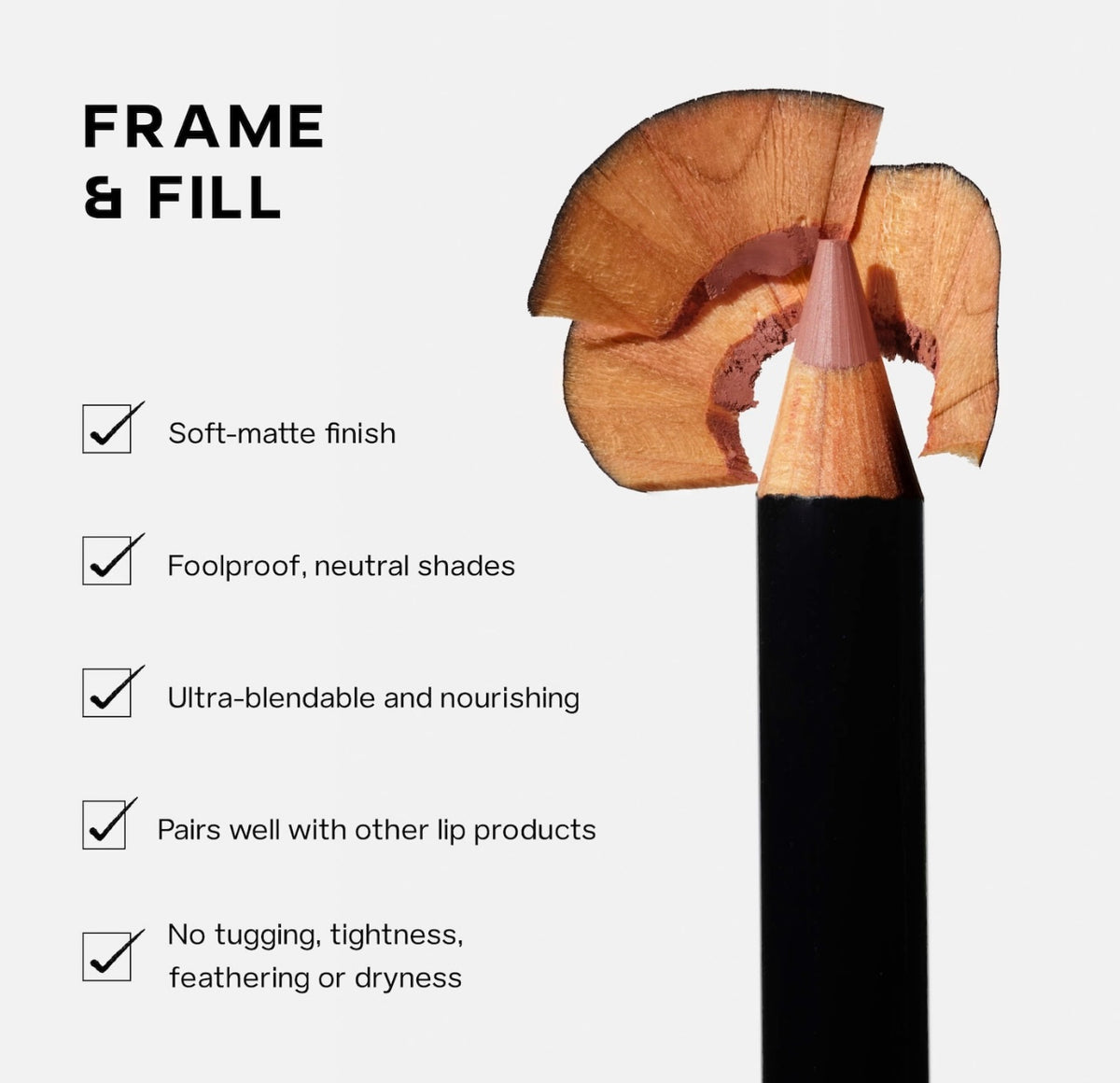 SAIE- Lip Liner 101: Creamy & Nourishing Lip Pencil